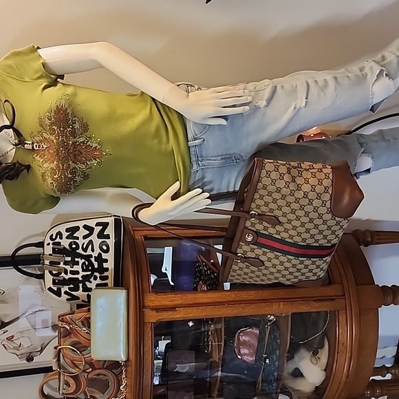 GUCCI brand Ophidia GG Supreme XL Tote - Picture 11 of 16